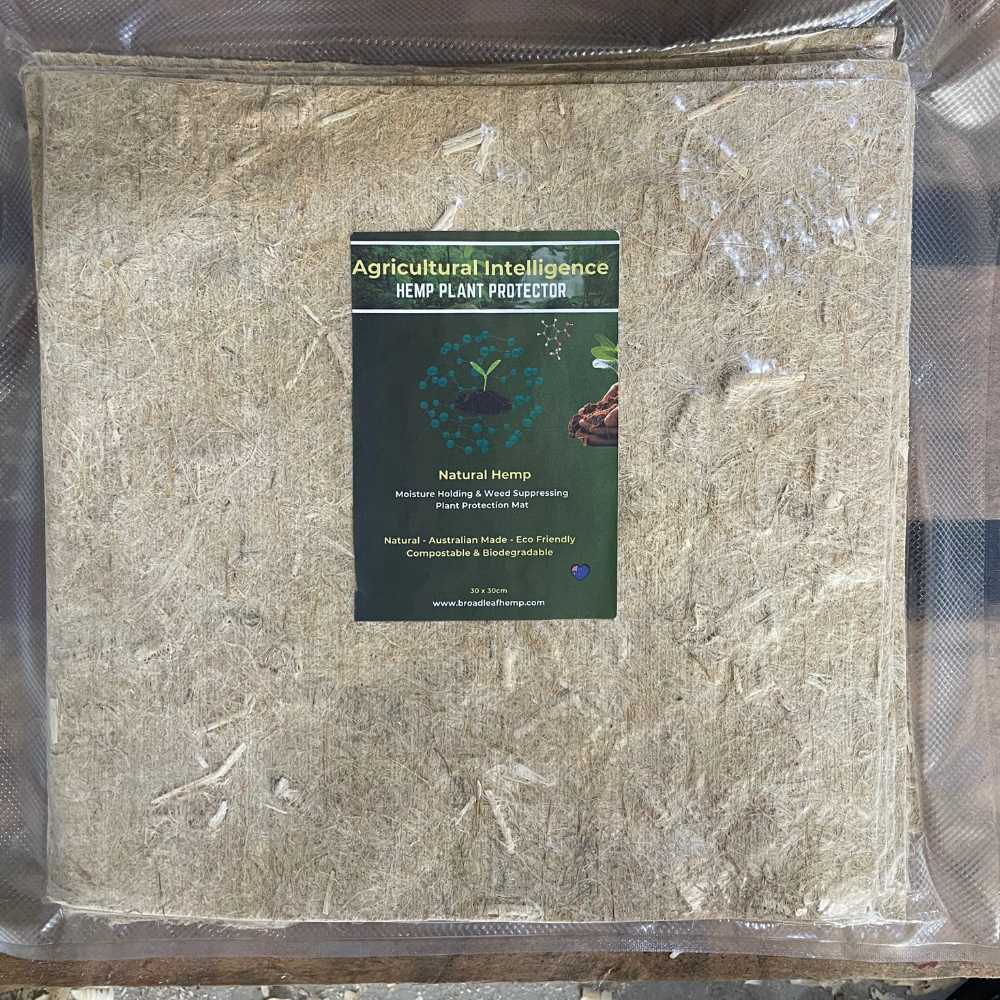 AGRICULTURAL INTELLIGENCE Hemp Plant Protecting Weed Mat | 10 Pack V925-AI-WEEDMAT-10PK