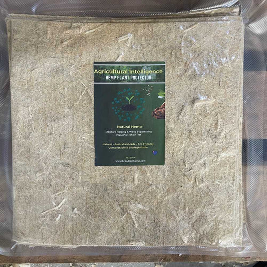 AGRICULTURAL INTELLIGENCE Hemp Plant Protecting Weed Mat | 10 Pack V925-AI-WEEDMAT-10PK