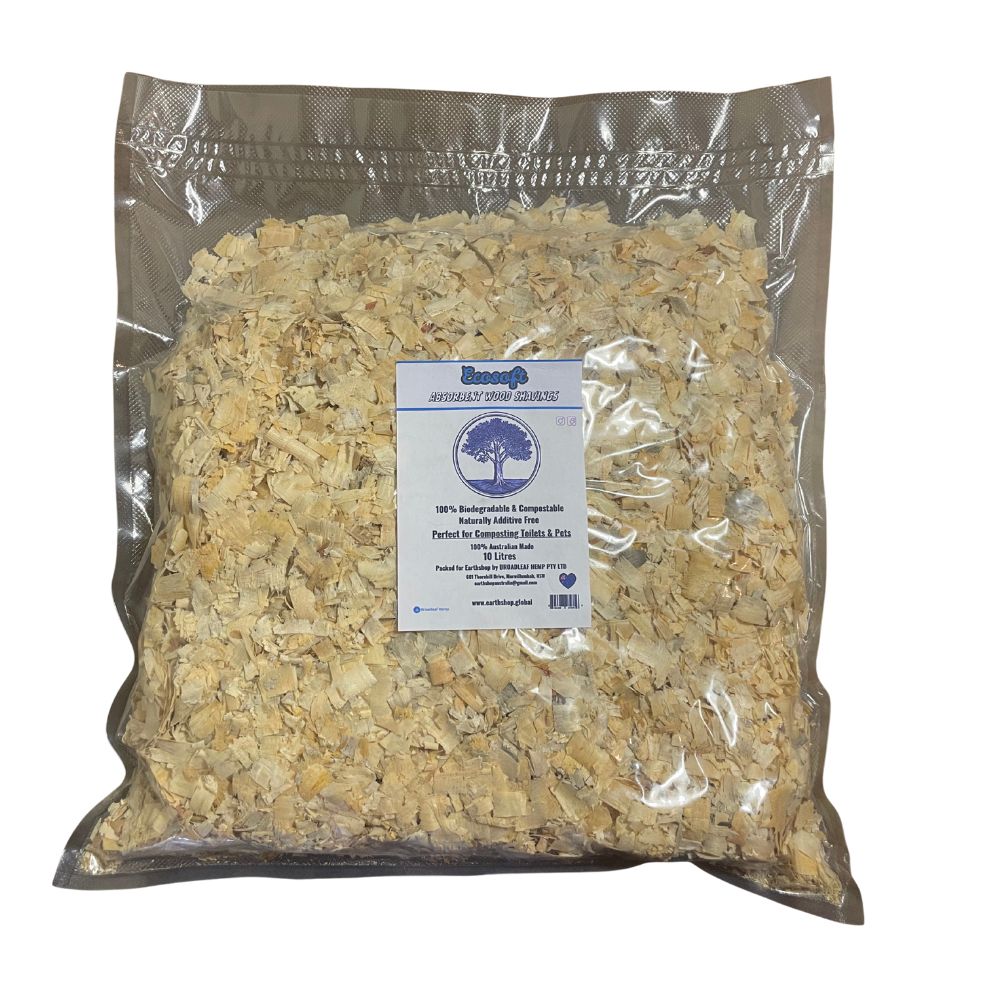 Ecosoft Absorbent Wood Shavings for Animal Bedding & Composting Toilets10L V925-ECOSFOT-SHAVINGS-10L