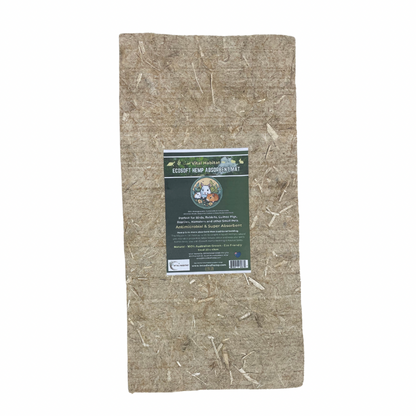 Ecosoft - Natural Hemp Super Absorbent Nest Mat | Small (20x40cm) | 2 Pack V925-ESM1