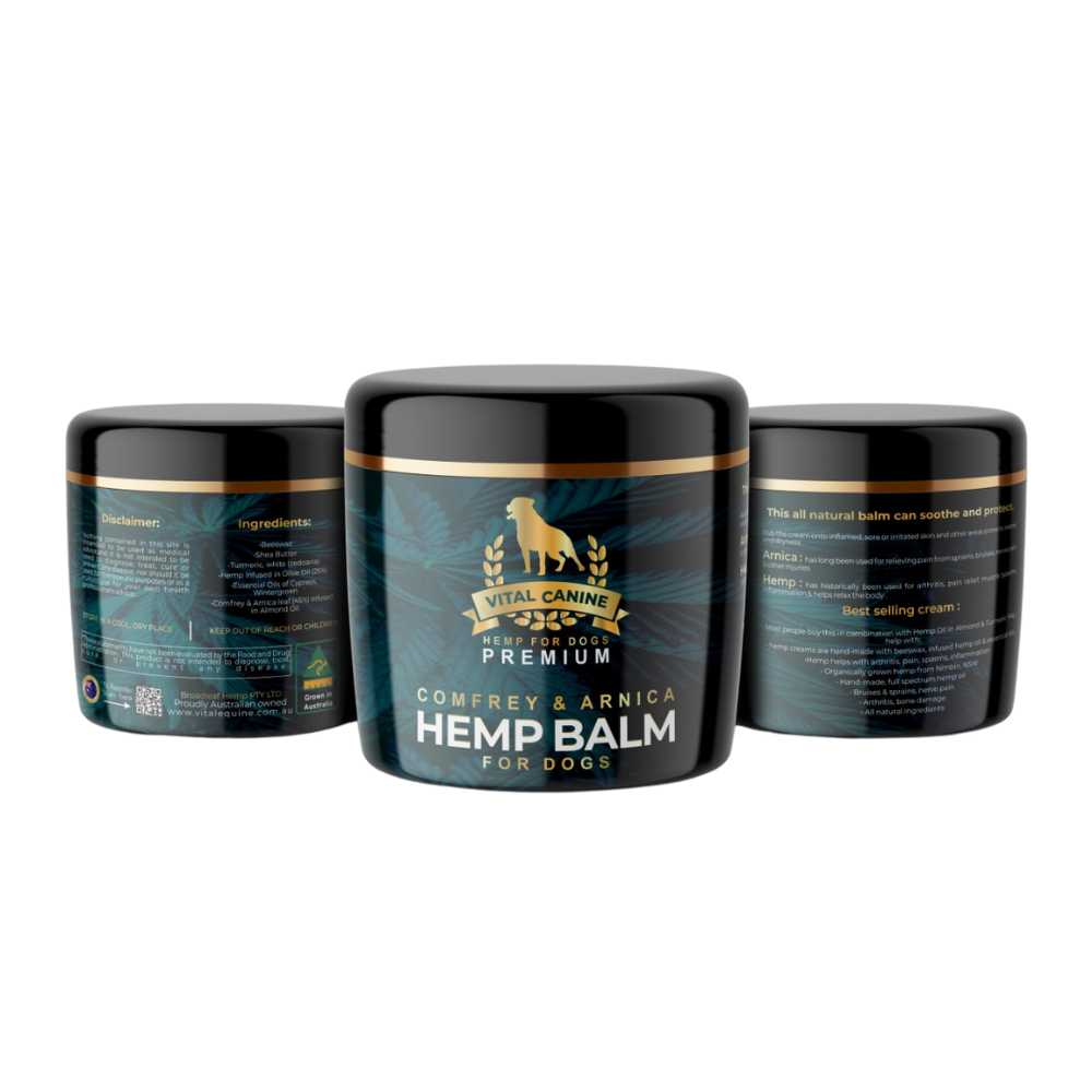 Vital Canine | Hemp, Comfrey & Arnica Balm for Dogs 60ml V925-VC-COMFREYBALM-120ML