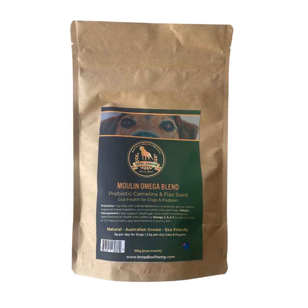 The Moulin for Dogs | Canine Prebiotic & Omega Supplement For Gut Health 150g V925-VCMO1