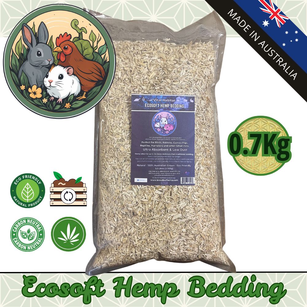 Ecosoft - Natural Hemp Bedding | 5L +/-0.7kg V925-VH-ECOSOFT-BED-0.7KG