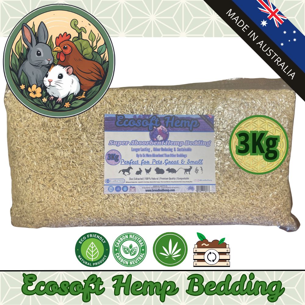 Ecosoft Hemp Bedding For Small Animal & Chickens 3kg | Vital Habitat V925-VH-ECOSOFT-BED-3KG
