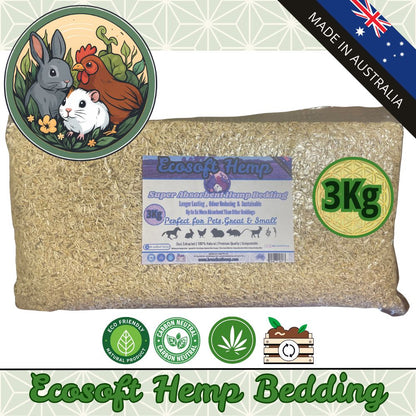 Ecosoft Hemp Bedding For Small Animal & Chickens 3kg | Vital Habitat V925-VH-ECOSOFT-BED-3KG