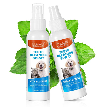 2 Pcs Pet Oral Breath Freshener Spray 120ML EACH V932-AH-YZI3-4I9I