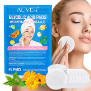 ALIVER Glycolic acid pads with vitamins B3,B5 & C,E 40 PADS V932-ALIVER-G-PAD