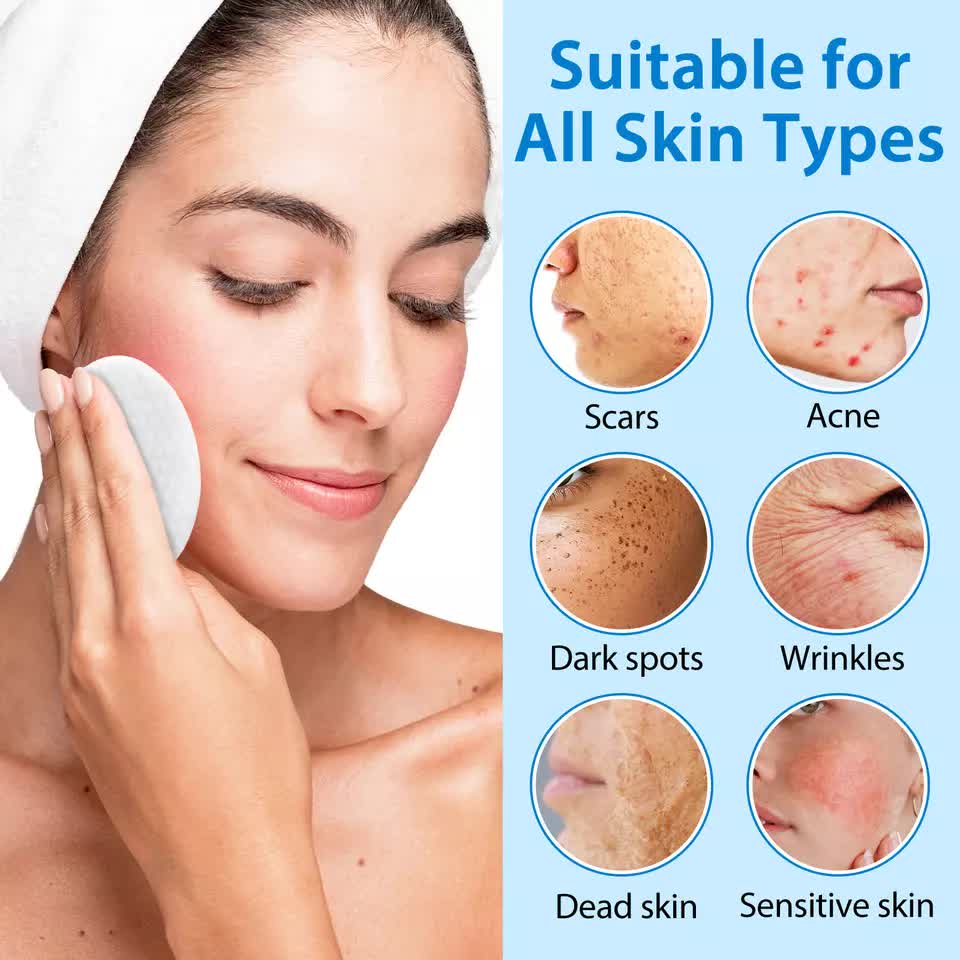ALIVER Glycolic acid pads with vitamins B3,B5 & C,E 40 PADS V932-ALIVER-G-PAD