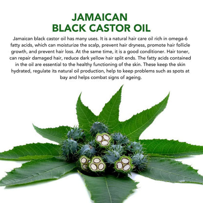 Black Castor Oil (2.02 fl oz), Jamaican Organic Regrowth Treatments V932-CASTOR-OIL