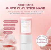 2 x SKIN1004 Madagascar Centella Poremizing Quick Clay Stick Mask 27g V932-CLAYMASK