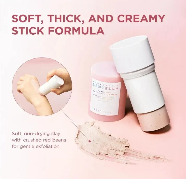 2 x SKIN1004 Madagascar Centella Poremizing Quick Clay Stick Mask 27g V932-CLAYMASK