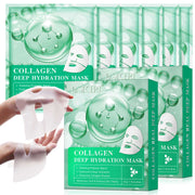 collagen Real Deep Facial Sheet Mask for Women Deep Moisturizing Overnight Sleeping V932-COLLAGENMARKS