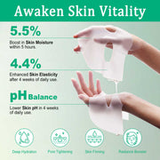 collagen Real Deep Facial Sheet Mask for Women Deep Moisturizing Overnight Sleeping V932-COLLAGENMARKS