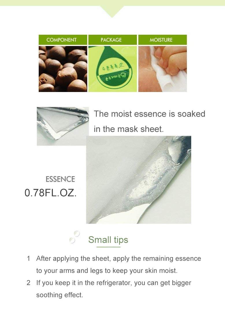 Farmstay Korean Greentea Seed Hydration Facial Mask Sheet(Pack of 10) V932-Q4-G6BA-R822