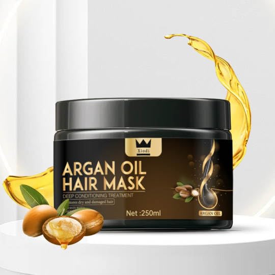 Xiodi Argan Oil Hair Mask, 100% Pure Anti-Hairfall Dandruff Treatment V932-X0-8IUN-YZVL