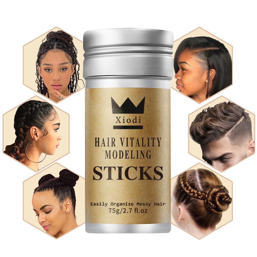 2X Hair Edge Control Hair Wax Stick | 75g Each | Natural Styling for Relaxed & Natural Hair V932-X1-RXKL-C11G