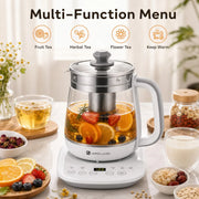 HOPER LAYER FA-K1501 Electric Glass Tea Kettle 1.5L Tea Maker SAA Certified