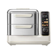 Hoper Layer Electric Food Steamer 16L Large Capacity 10 Second Start 24H Timer Independent Water Tank V940-HG180-01