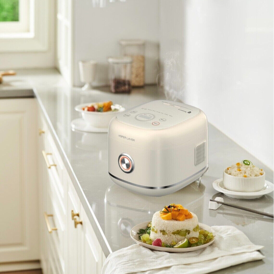 Hoper Layer 3L Portable Non-stick Rice Maker Smart Control Rice Cooker V940-HL-30WS01