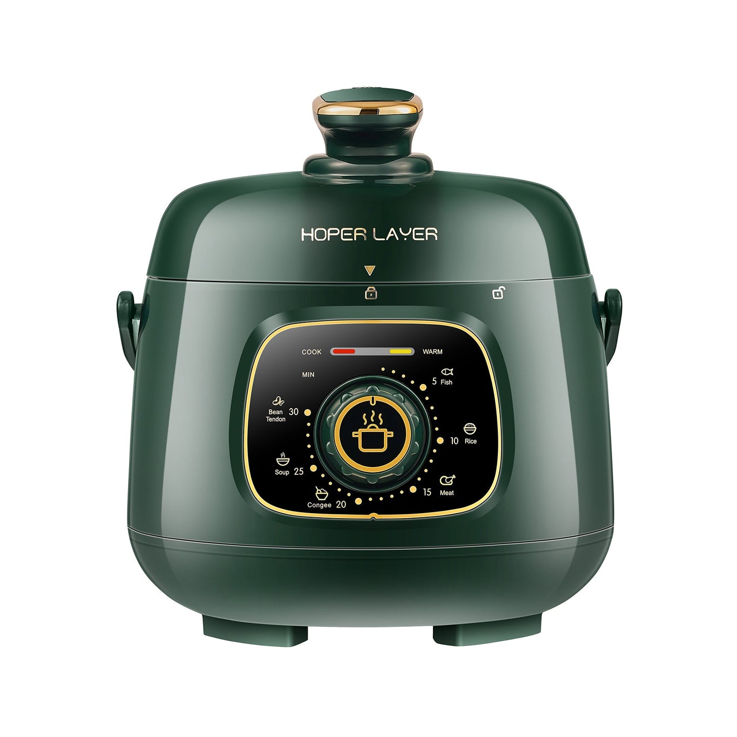 Hoper Layer Mini Electric Pressure Cooker - HL-MP160 3-Cup Small Rice Cooker V940-HL-MP160