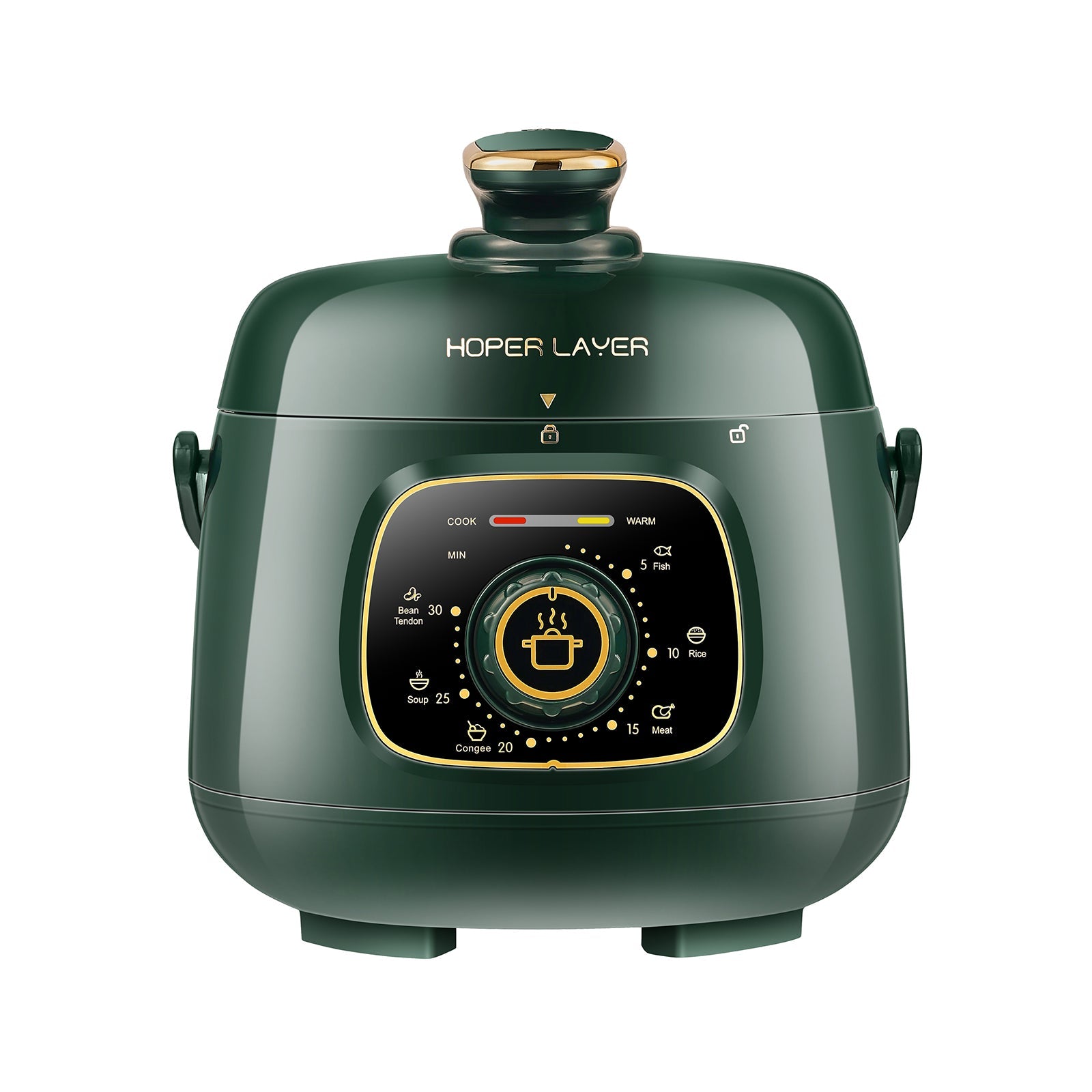 Hoper Layer Mini Electric Pressure Cooker - HL-MP160 3-Cup Small Rice Cooker V940-HL-MP160
