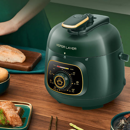 Hoper Layer Mini Electric Pressure Cooker - HL-MP160 3-Cup Small Rice Cooker V940-HL-MP160