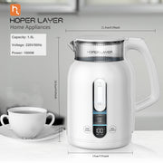 Hoper Layer Insulation Electric Kettle 1.5L 1500W Water Boiler K15-G1 V940-K15-G1