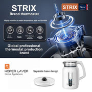 Hoper Layer Insulation Electric Kettle 1.5L 1500W Water Boiler K15-G1 V940-K15-G1