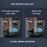 Hoper Layer Foot SPA Airbag Squeezing Foot Bath Massager Dry and Wet Dual-use QN-01 V940-QN-01