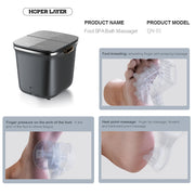 Hoper Layer Foot SPA Airbag Squeezing Foot Bath Massager Dry and Wet Dual-use QN-01 V940-QN-01