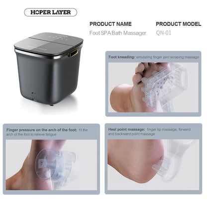 Hoper Layer Foot SPA Airbag Squeezing Foot Bath Massager Dry and Wet Dual-use QN-01 V940-QN-01