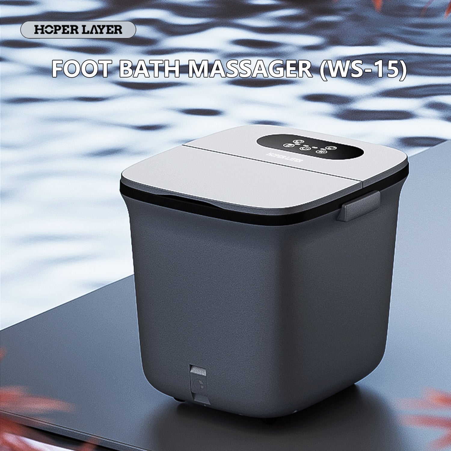 Hoper Layer Circulating Heating Foot SPA Bath Massager Dry and Wet Dual-use WS-15 V940-WS-15