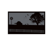 Country Grey 6m x 2.4m recycled poly mat V941-COUNTRYG6