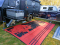 Country Orange 4m x 2.4m recycled poly mat V941-COUNTRYO4