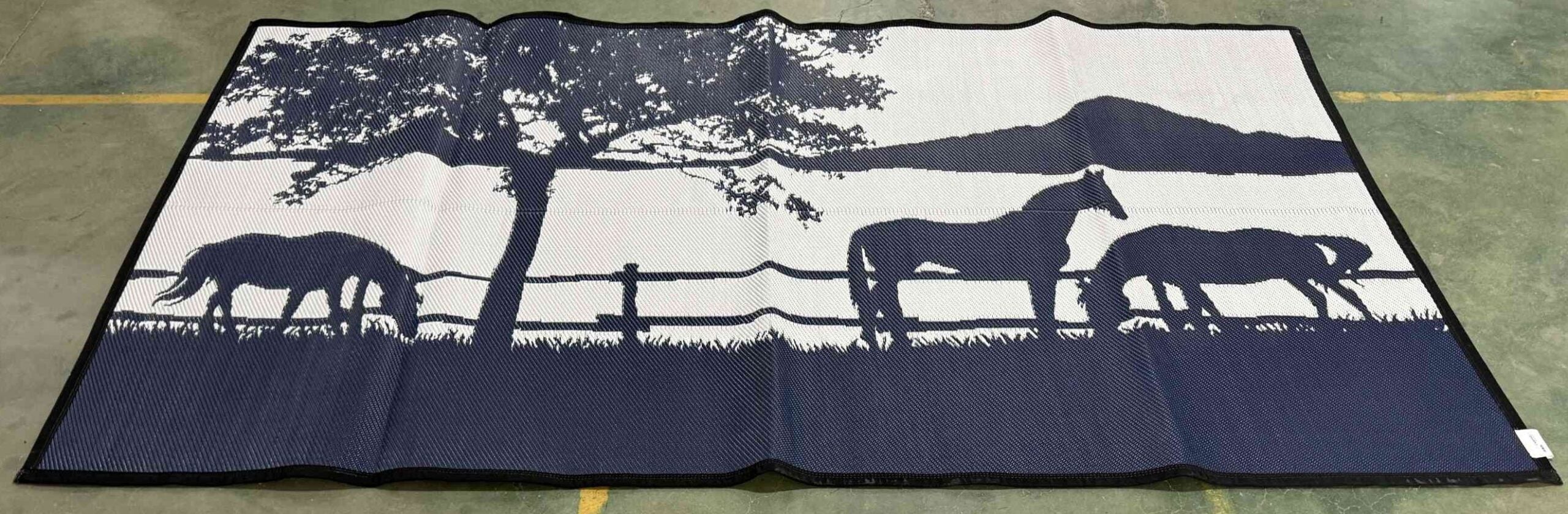 Ranch 5m x 2.4m recycled poly mat V941-RANCH5