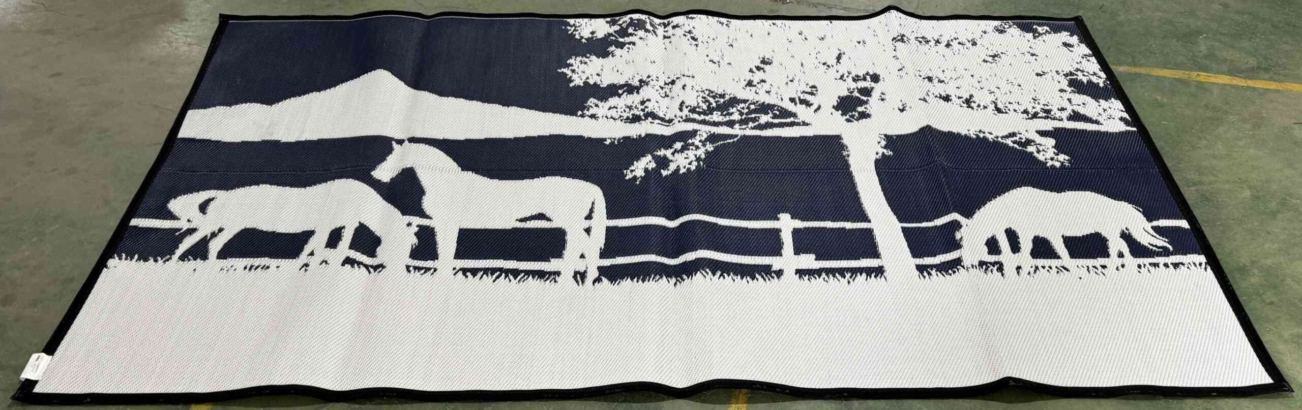 Ranch 5m x 2.4m recycled poly mat V941-RANCH5