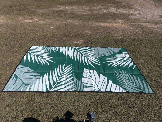 Tropical 5m x 2.4m recycled poly mat V941-TROPICAL5
