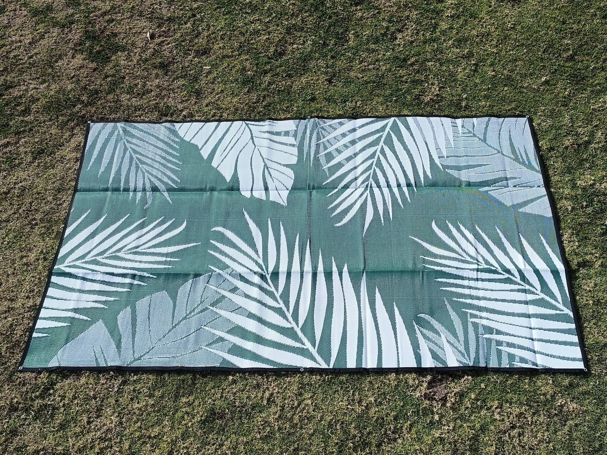 Tropical 6m x 2.4m recycled poly mat V941-TROPICAL6