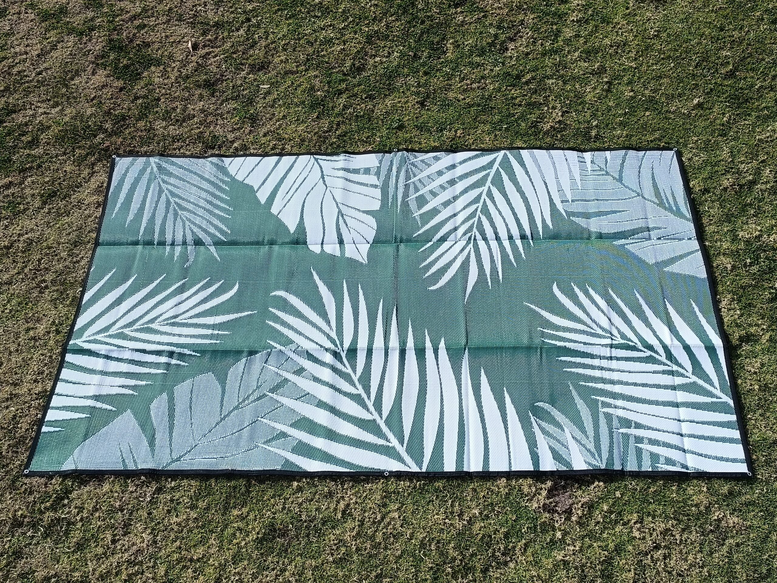 Tropical 6m x 2.4m recycled poly mat V941-TROPICAL6