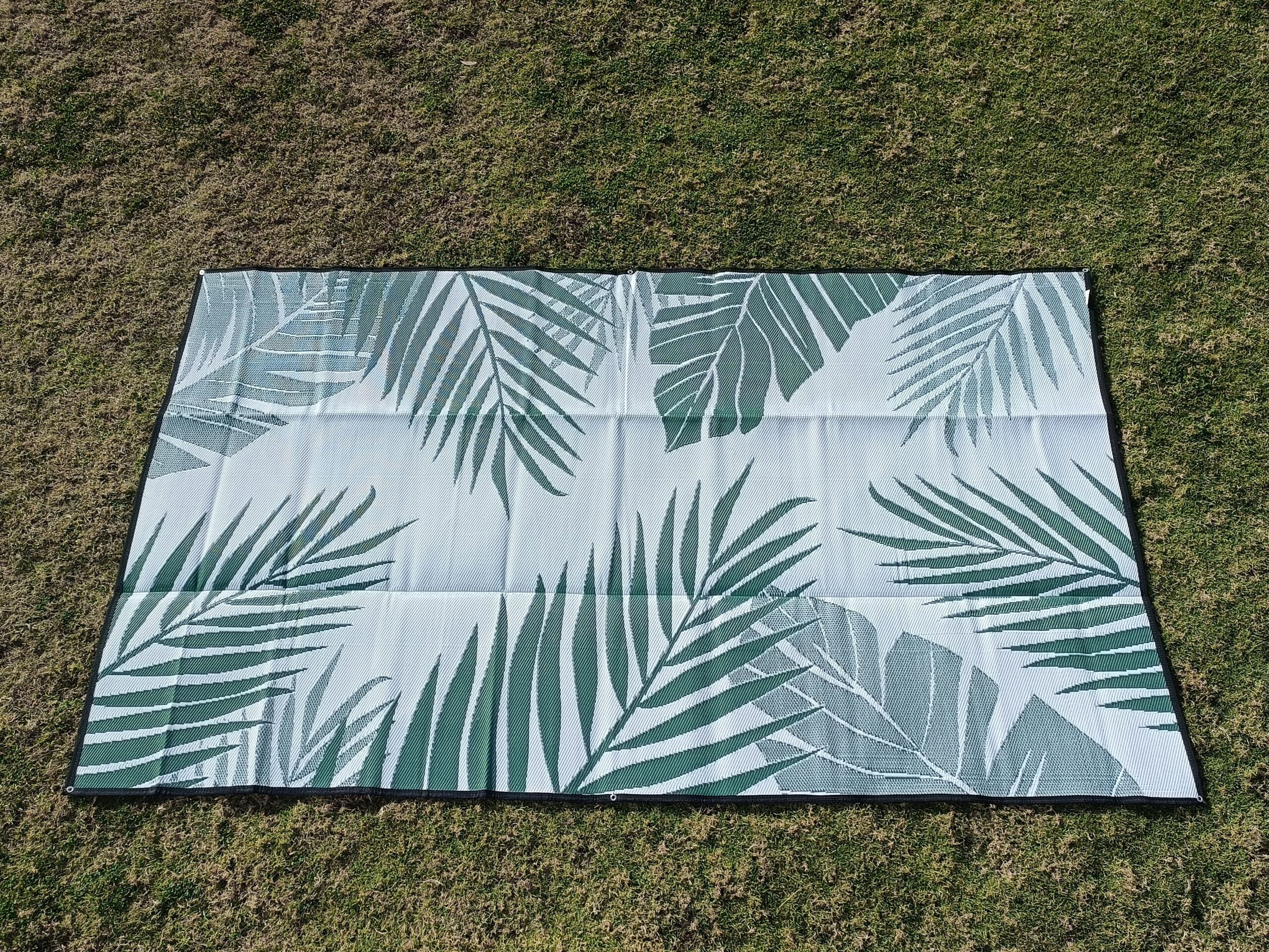 Tropical 6m x 2.4m recycled poly mat V941-TROPICAL6