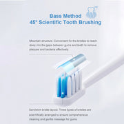DR.BEI Sonic Electric Toothbrush Rechargeable Waterproof Wireless Portable Ultrasonic Whitening Toothbrush V943-6970763913159