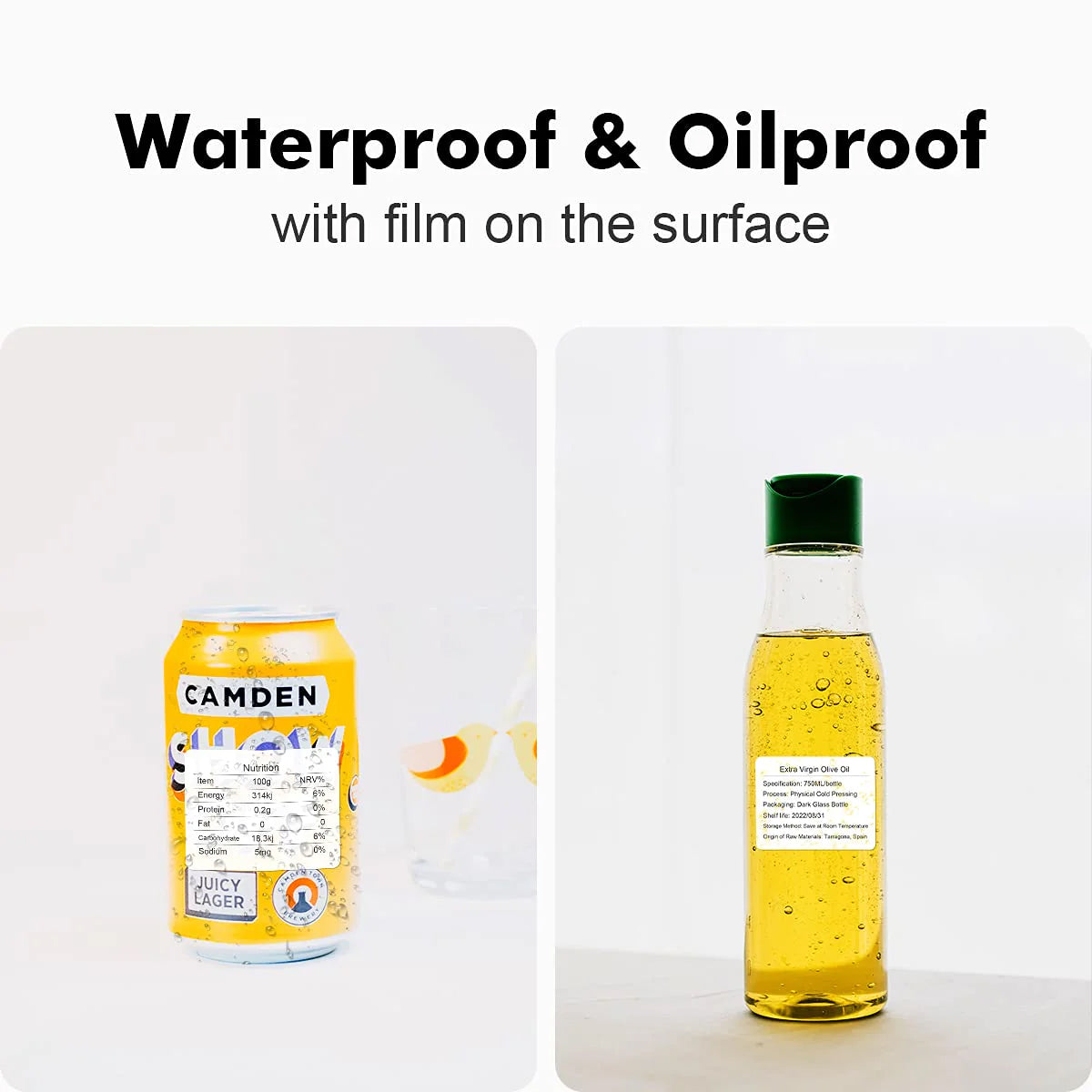 Niimbot Kitchen Label Stickers Low Temperature Frozen Label Paper 40*30mm 230pcs For B21/B3S/B1 V943-B-P-FRIDGE-R3040-230