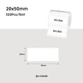 NiiMbot white label paper 50*20mm 320 Pcs For B21/B3S/B1 V943-B-PAPER-R2050-320