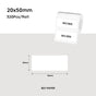 NiiMbot white label paper 50*20mm 320 Pcs For B21/B3S/B1 V943-B-PAPER-R2050-320
