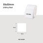 NiiMbot white label paper 33*33mm 215 Pcs For B21/B3S/B1 V943-B-PAPER-R3333-215