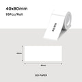 NiiMbot white label paper 40*80mm 95 Pcs For B21/B3S/B1 V943-B-PAPER-R4080-95