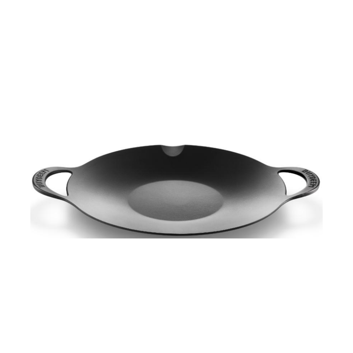 BUYDEEM Grill Pan Nonstick 36cm Round BBQ Griddle Indoor or Outdoor Cooking V943-CP101-36CM-BLACK