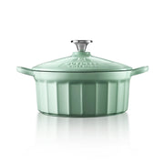 BUYDEEM CP521 Enameled Cast-Iron Dutch Oven V943-CP521-GREEN