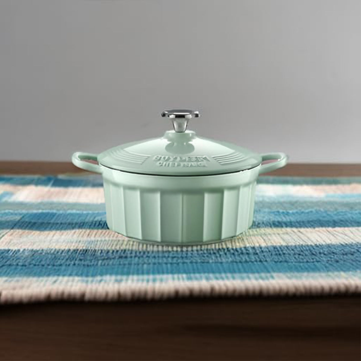 BUYDEEM CP521 Enameled Cast-Iron Dutch Oven V943-CP521-GREEN