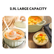 BUYDEEM CP521 Enameled Cast-Iron Dutch Oven V943-CP521-YELLOW